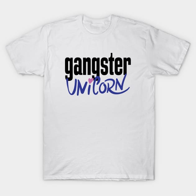 Gangster Unicorn T-Shirt by ProjectX23Red